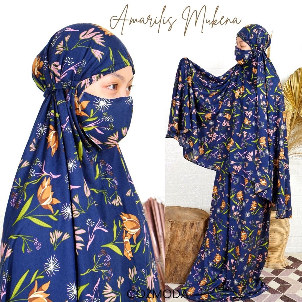 Cozmoda | Amarilis Mukena | Mukena premium | Rayon | Free masker