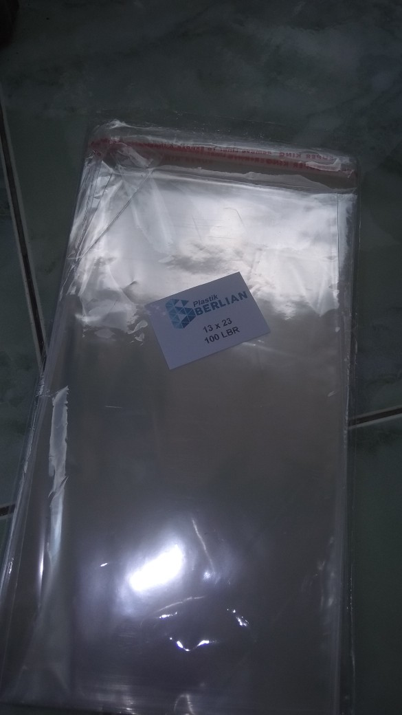 Plastik Opp 13 X 23 Cm 20 Mic / Plastik Undangan / Plastik Pouch