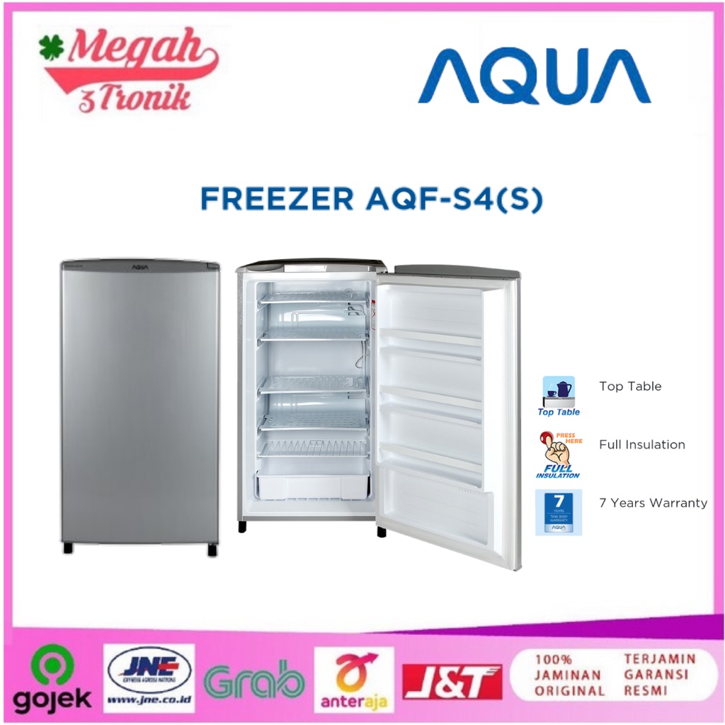 Freezer Aqua AQF-S4 (S) 5 RAK Freezer asi - GARANSI RESMI