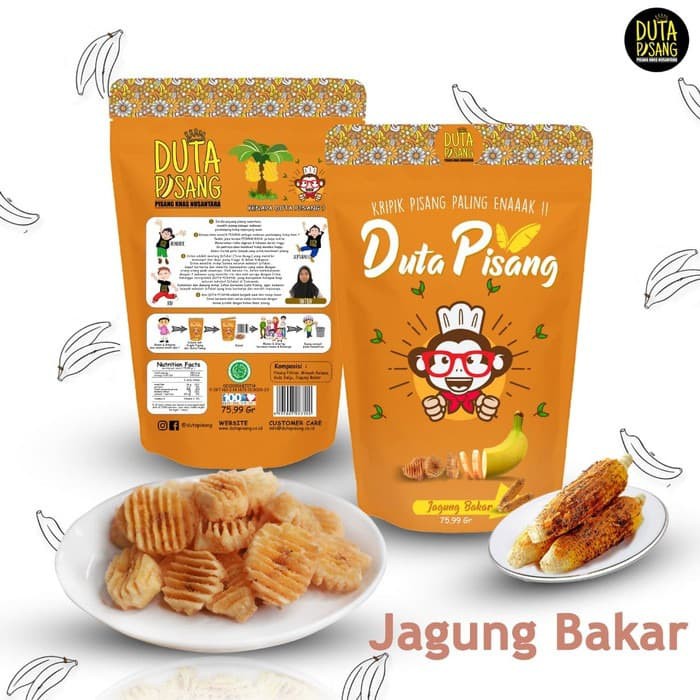 

Duta Pisang - Keripik Pisang Rasa Jagung Bakar - 75gr