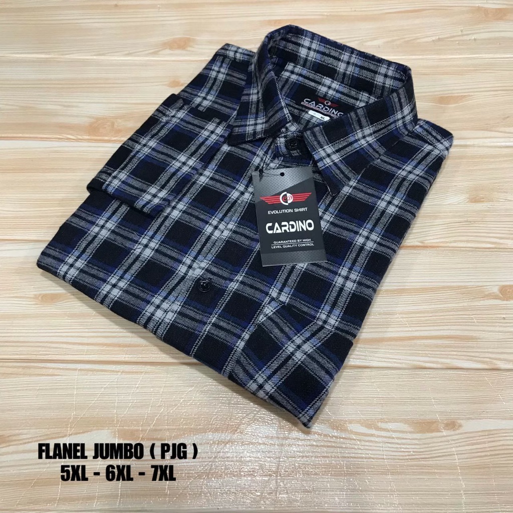 KEMEJA FLANEL PRIA PREMIUM DISTRO JUMBO BIG SIZE [BISA COD] flanel jumbo XXL XXXL XXXXL lengan panjang pria/ import motif ter baru distro