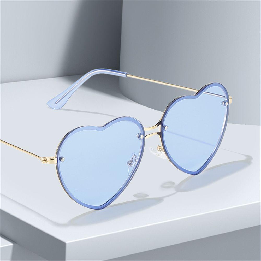 SUYO Heart Sunglasses Kacamata Fashion Cosplay Love Heart