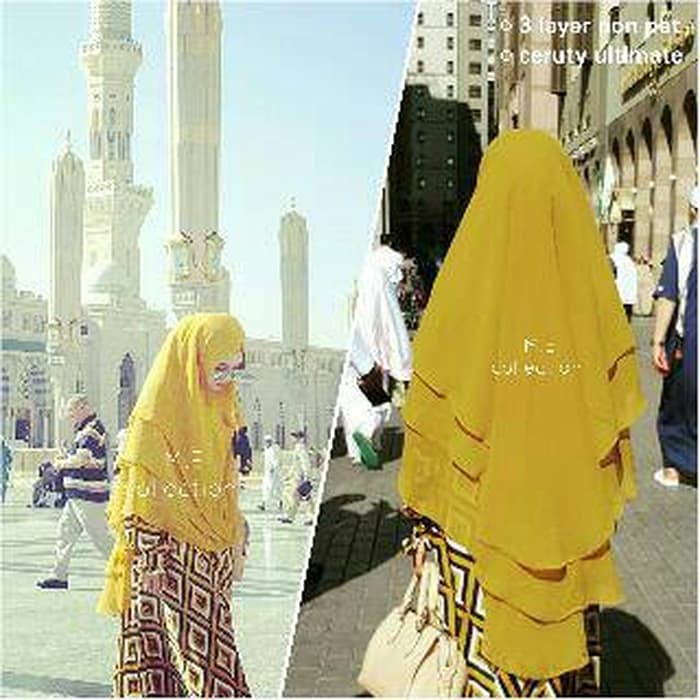kerudung jilbab syari kerudung instan jilbab ceruti 3 layer jumbo