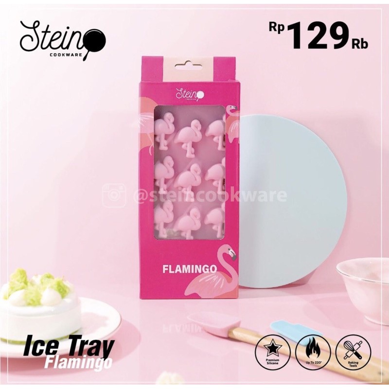 Stein cookware silicone ice tray/Mold flamingo/Teddy bear/Ice cream cetakan es/Ice Tray