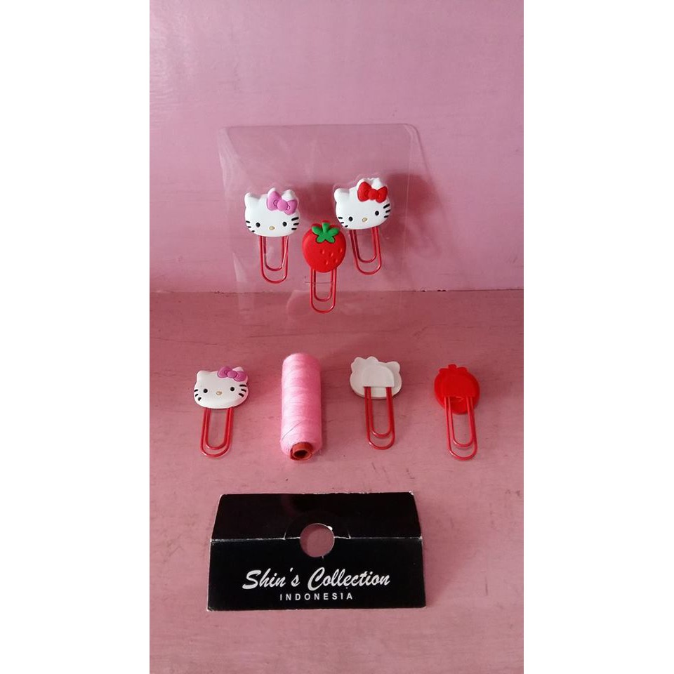 

klip kertas jumbo isi 3 hello kitty