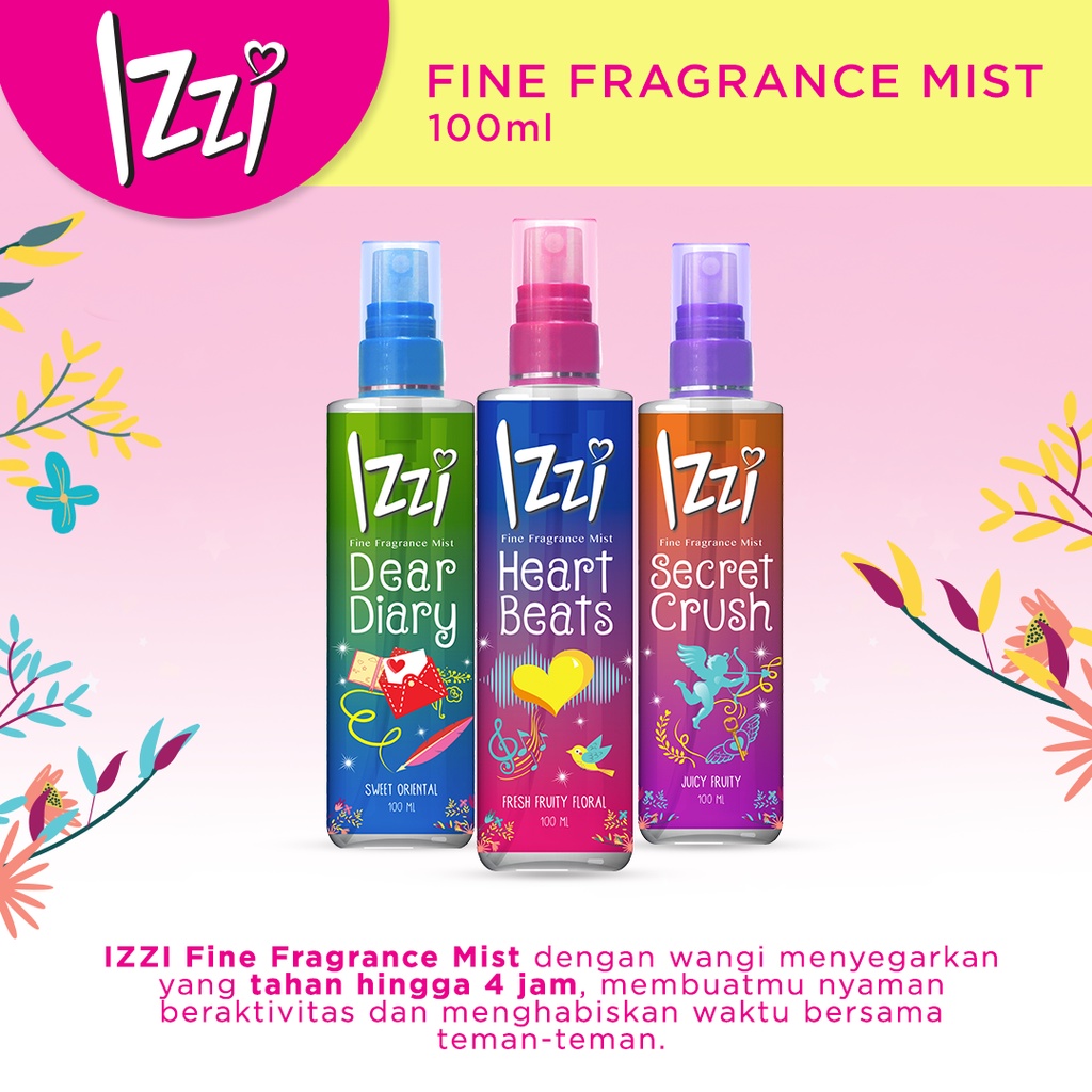 IZZI Fine Fragrance Mist Secret Crush Parfume Wanita 100ml