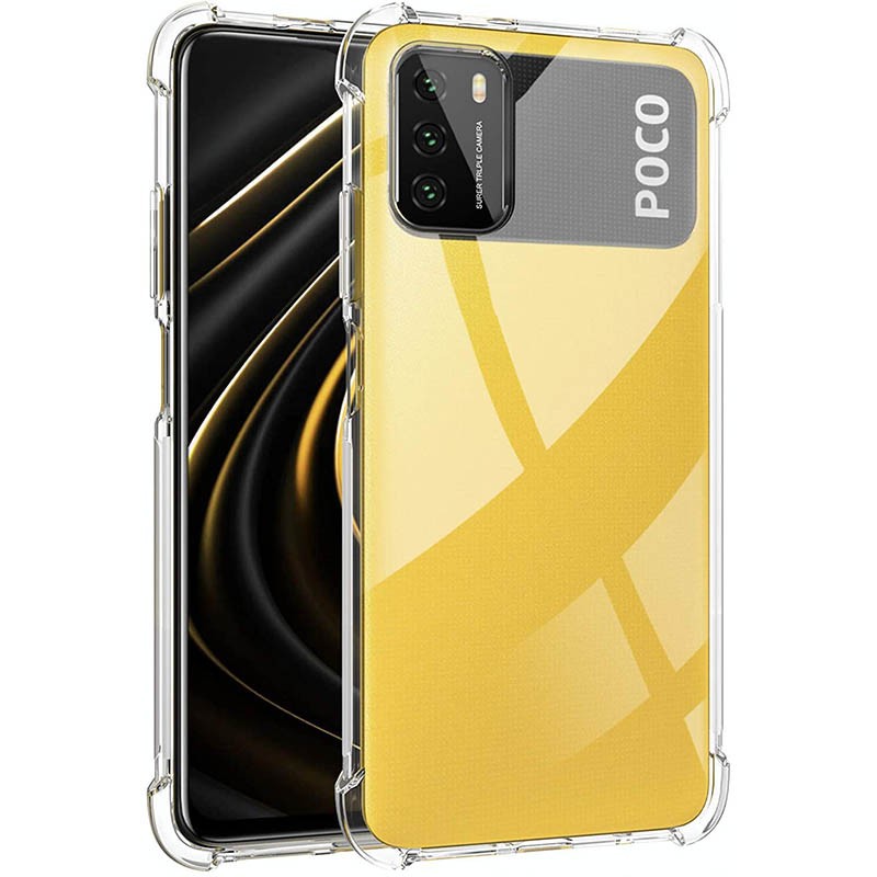 Soft Case Silikon Redmi 9T + Poco M3 + Pro / Redmi Note 10 5G Bening Transparant Airbag Anti Crack