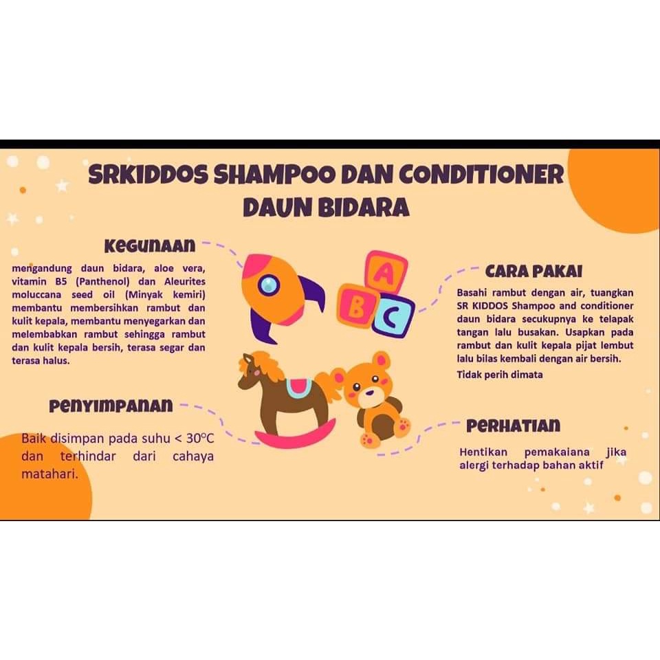 SR KIDDOS / BABY CARE DAUN BIDARA / PERAWATAN KULIT BAYI BALITA / SHAMPOO BAYI / SABUN BAYI / LOTION TELON