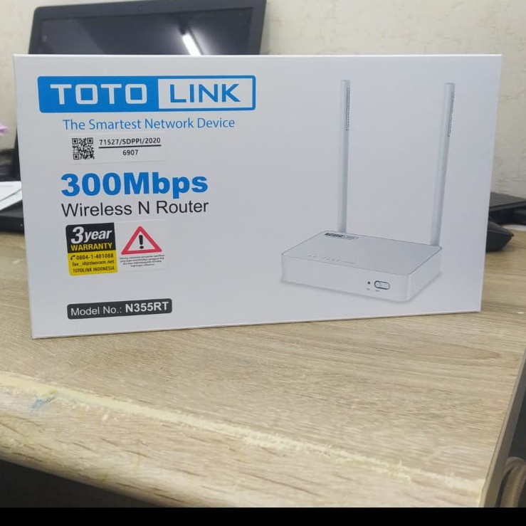 TOTOLINK N355RT Router 300Mbps Wireless 2 Antena