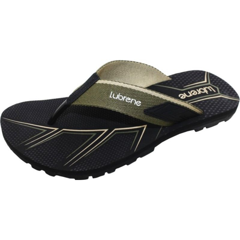 (CUCI GUDANG) Lubrene Albaro Hitam Hijau Lumut Size 38-43 / SAndal Terbaru 2020 / SAndal Casual