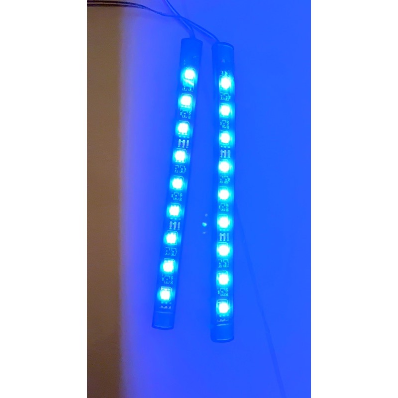 Lampu Led Strip Flexible Mobil Motor 12 Volt Nyala RGB 9 Led 17 cm