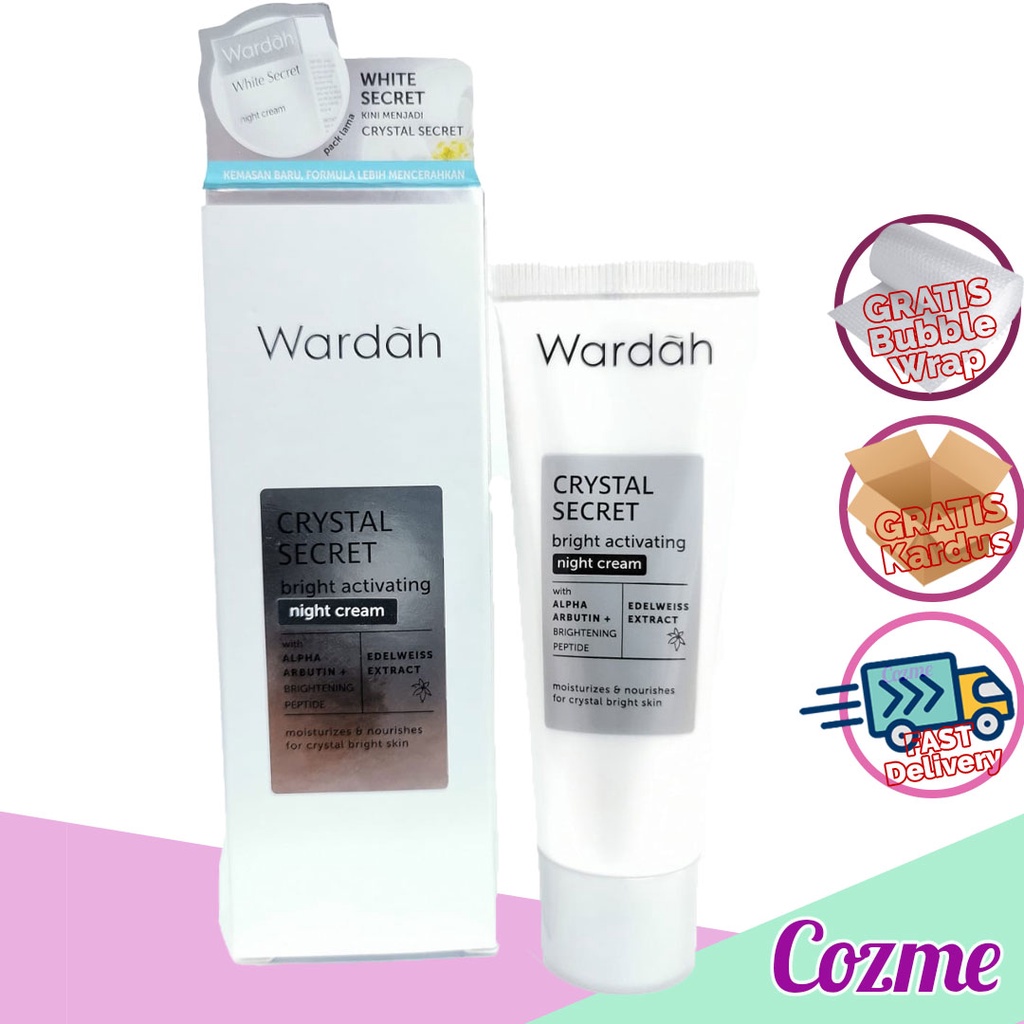 WARDAH CRYSTAL SECRET  Bright Activating Night Cream 15mL