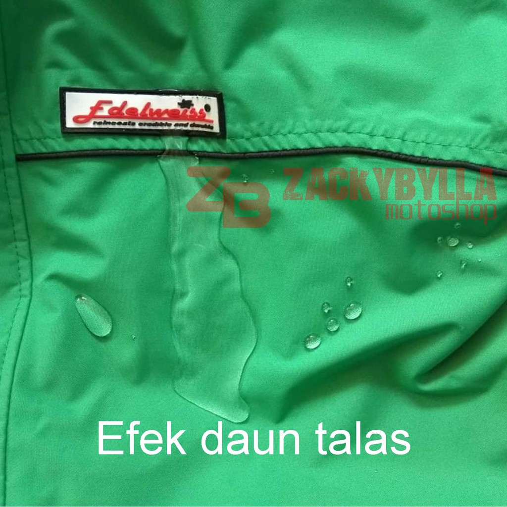 Jas Hujan Edelweiss EDW ORIGINAL Ukuran Lengkap XS, S, M, L, XL, 2Xl, 3XL, 4XL, dan 6XL ( Super Jumbo) Setelan Jaket dan Celana