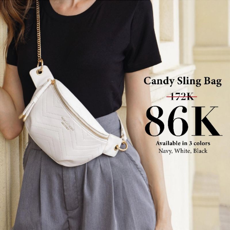 CANDY WAISTBAG JIMSHONEY TAS PINGGANG WANITA SIMPLE