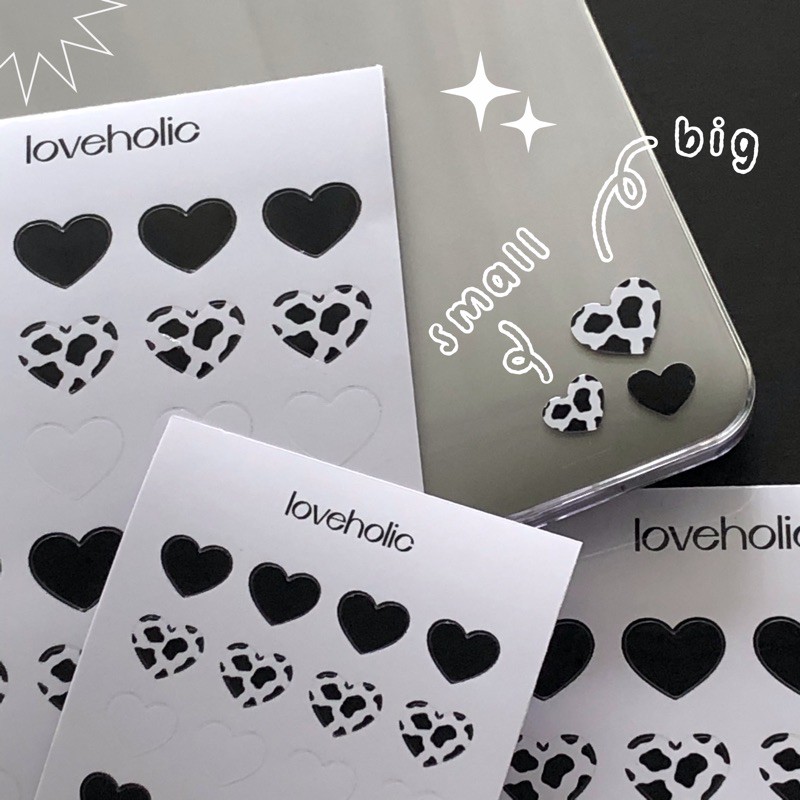 

loveholic deco sticker ♡
