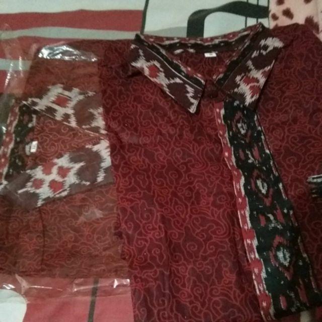 Asifa Batik Hrb026 Kenongo Kemeja Tosca Pendek Pekalongan Padi M L Xl Sogan Tulis Halus Kemeja Batik