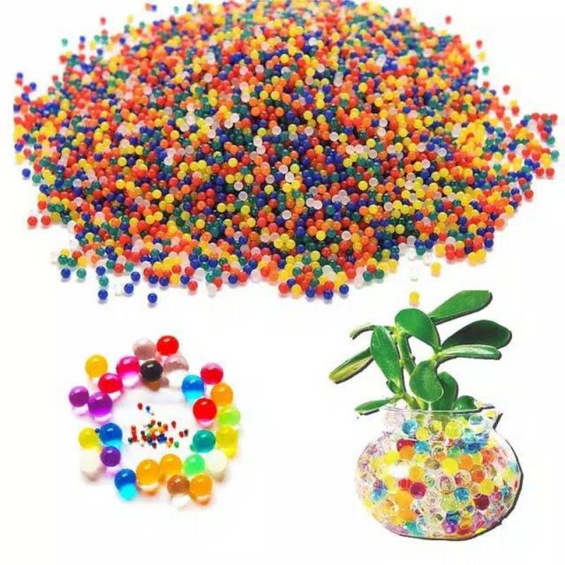 Hydrogel / Hidrogel media tanam water beads mainan Anak  (5 gram)