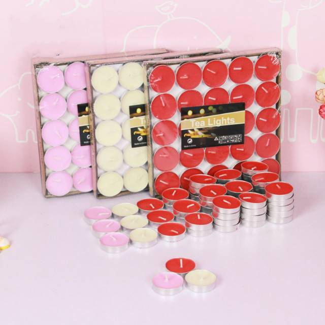 Jual Lilin Tealight Jam Tea Light Candle Hours Box Isi Pcs