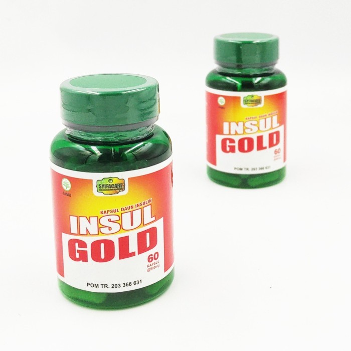 

Kapsul Ekstrak Daun Insulin Insul Gold InsulGold Obat Herbal Diabetes