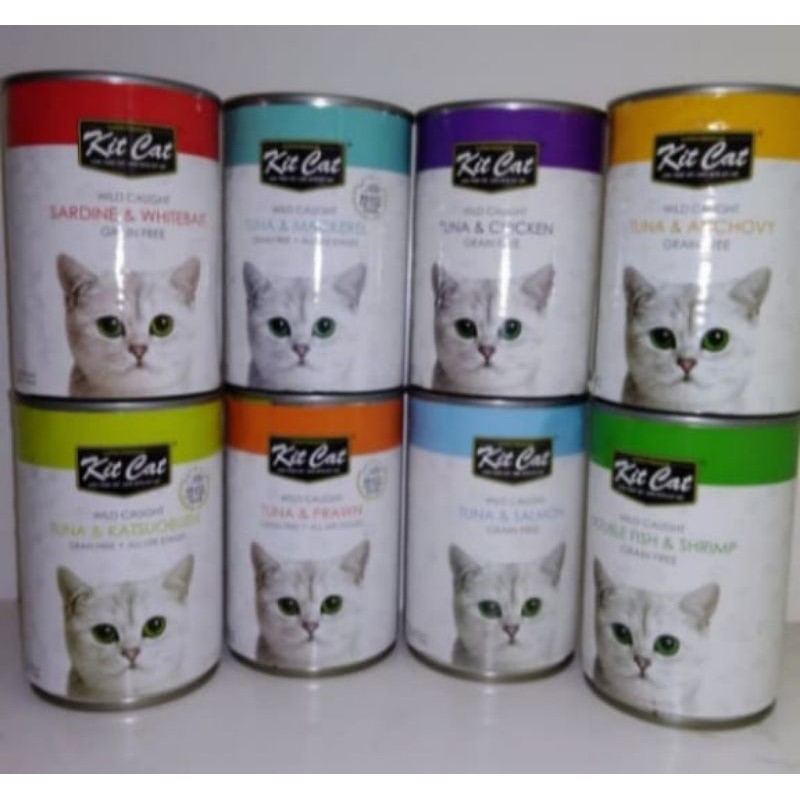 Makanan kucing Basah kaleng Kaleng Kit Cat 400gr