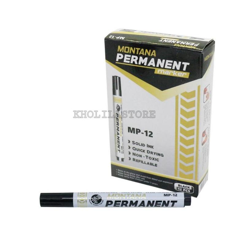 

⸨KiB♚⸩ ⭐️ SPIDOL BESAR MONTANA Permanent MP-12 isi 12pcs ||Produck bagus