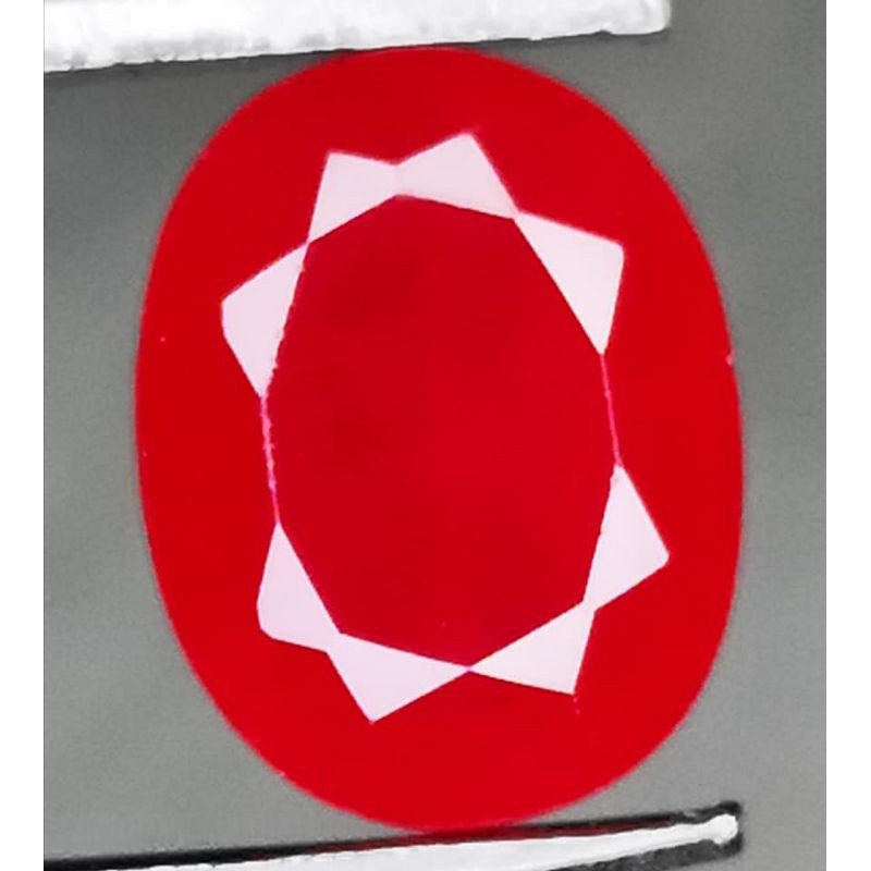 Natural Batu Permata Red Ruby Corondum High Quality