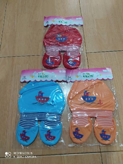 Topi Bayi set lucu /topi bayi kuncung/Topi unisex