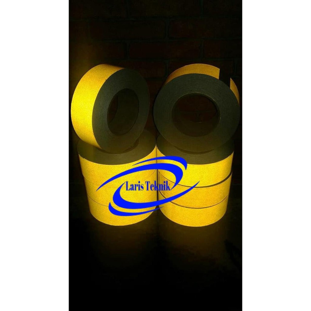 

[[BISA COD]] Scotchlite Reflective Tape 3M Yellow - 3M Stiker Reflective 610 Kuning EKSLUSIF Kode
