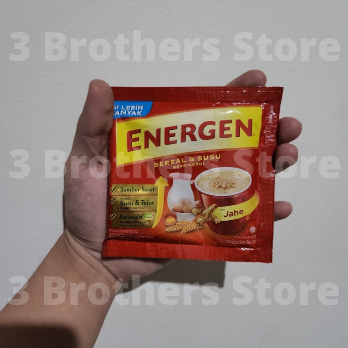 Energen Satuan Minuman Sereal Coklat Vanilla Jagung Jahe Kacang Hijau