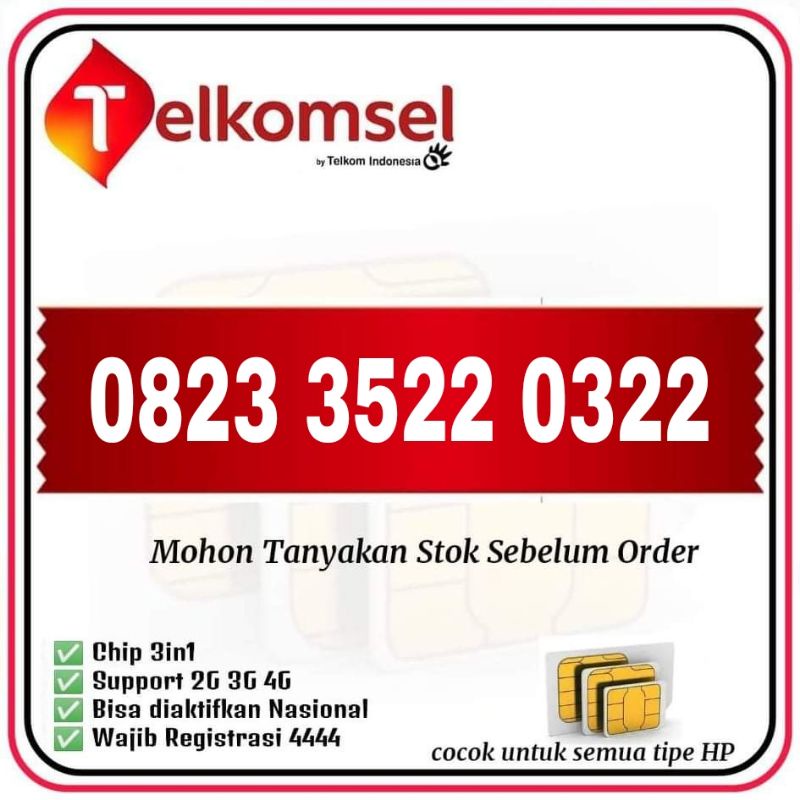 Kartu Nomor Cantik As 22 Nomer Telkomsel As Madura