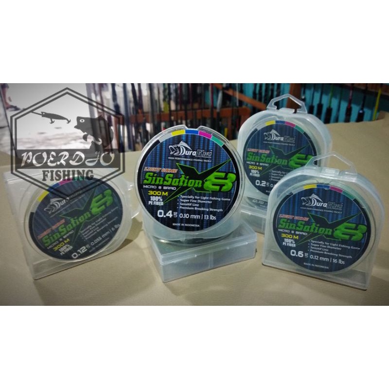 Benang PE mikro Duraking Sinsation 300m