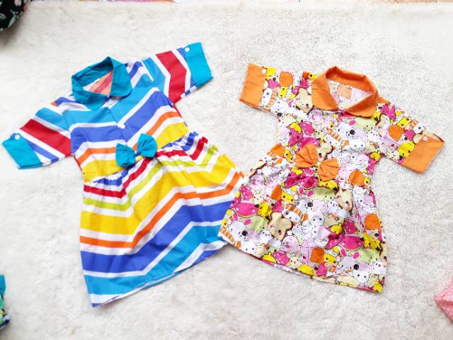 SALE Dress Katun Catra size 2 -7 tahun