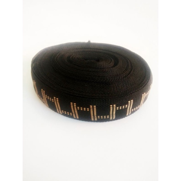 bisban tali webbing motif  zikzak terbaru ukuran 3 cm  1 rol panjang 20 meter