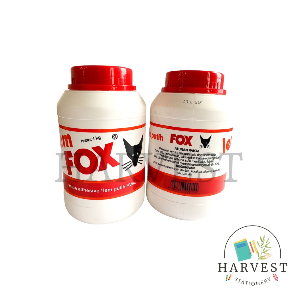 

Lem Fox Putih 1 KG / Lem PVAC / Lem Putih