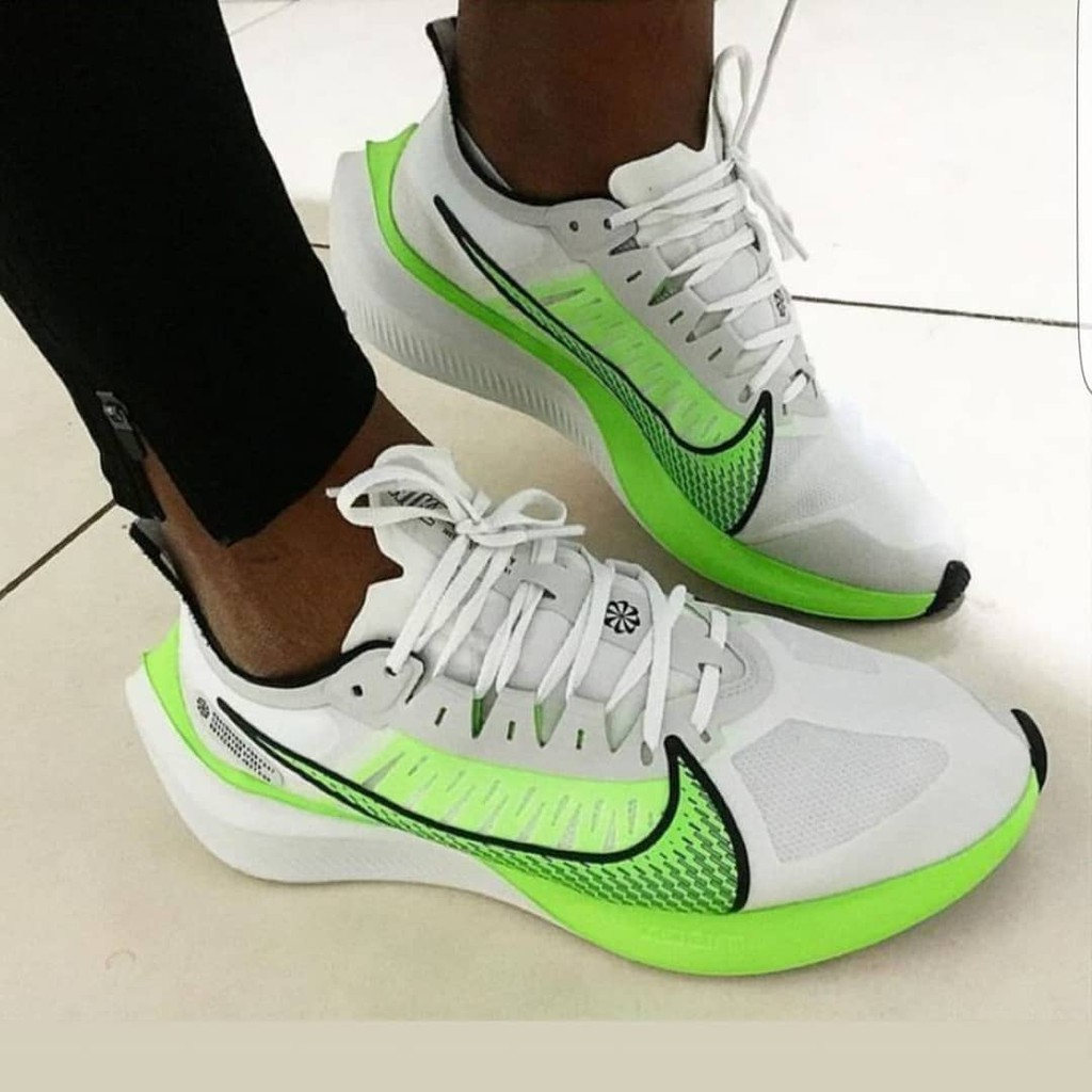 Sepatu Running Nike Zoom Gravity White Lime Green Premium Original