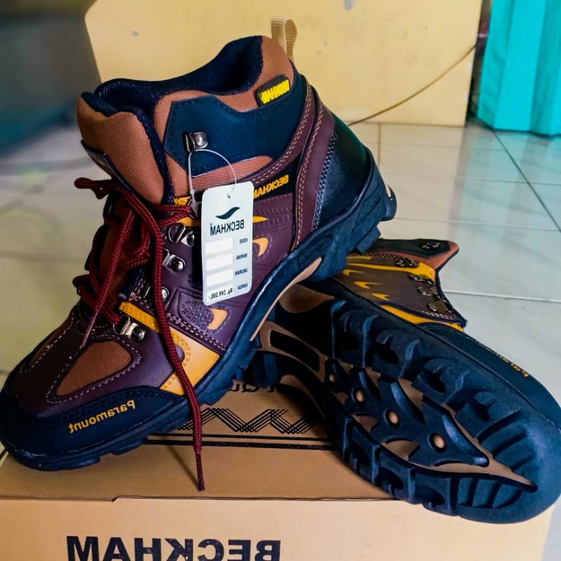 New Cuci Gudang Sepatu Hiking Outdoor Boot / Sepatu Gunung Beckham Paramont