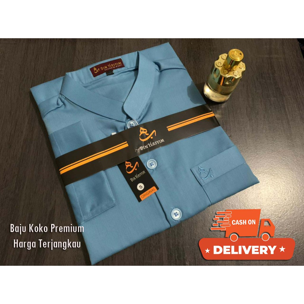 Baju Koko Haibah Premium Model Bin Hasyim Merek Al Kafi Original Made in Pekalongan