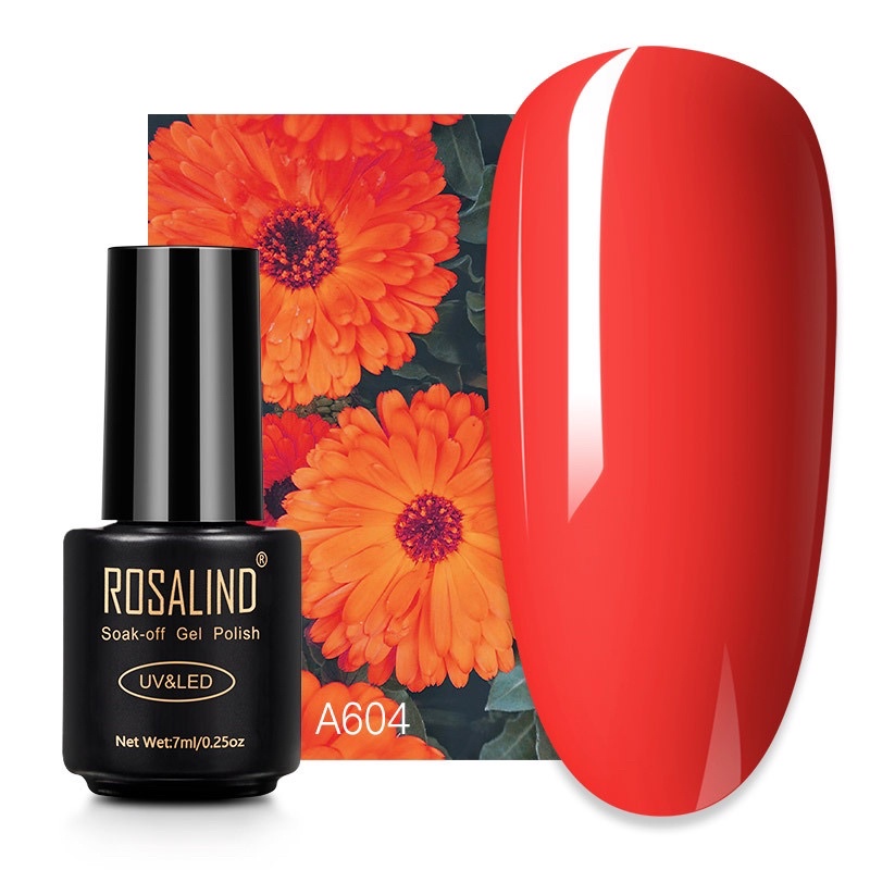 ROSALIND NEON GEL POLISH GLASS BOTTLE KUTEK GEL NEON GLOW NAILART NAIL ART