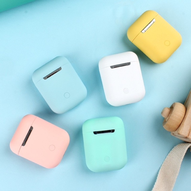 HEADSET - EARPHONE BLUETOOTH WIRELESS I12 MACARON