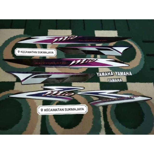 Striping bendera mio sporty 2004 Hitam