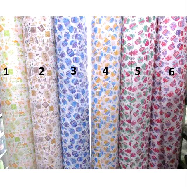 Kain Spunbond Motif Meteran 100x160cm
