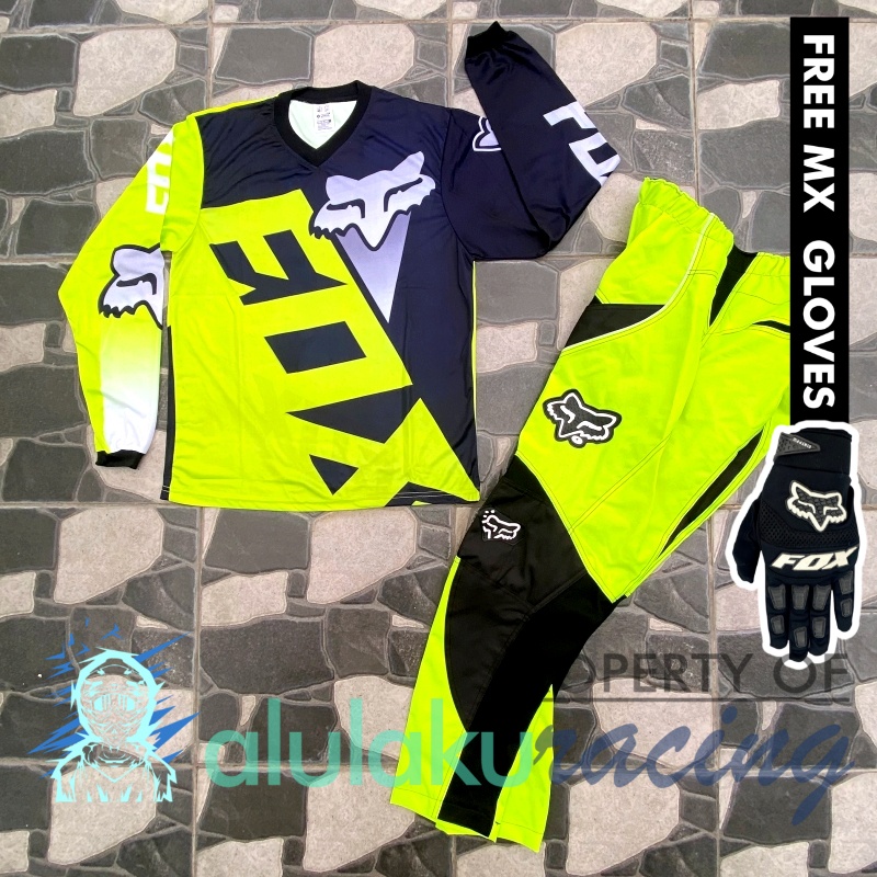 Jersey &amp; Celana MX Trail Motocross - Paket Bundling FOCT0404-F41