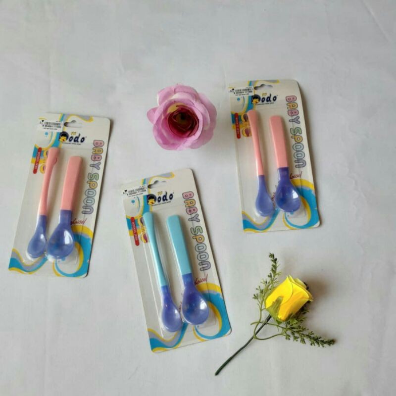 Dodo DAC030 Baby Spoon (Sendok Makan Sensor) isi 2pcs