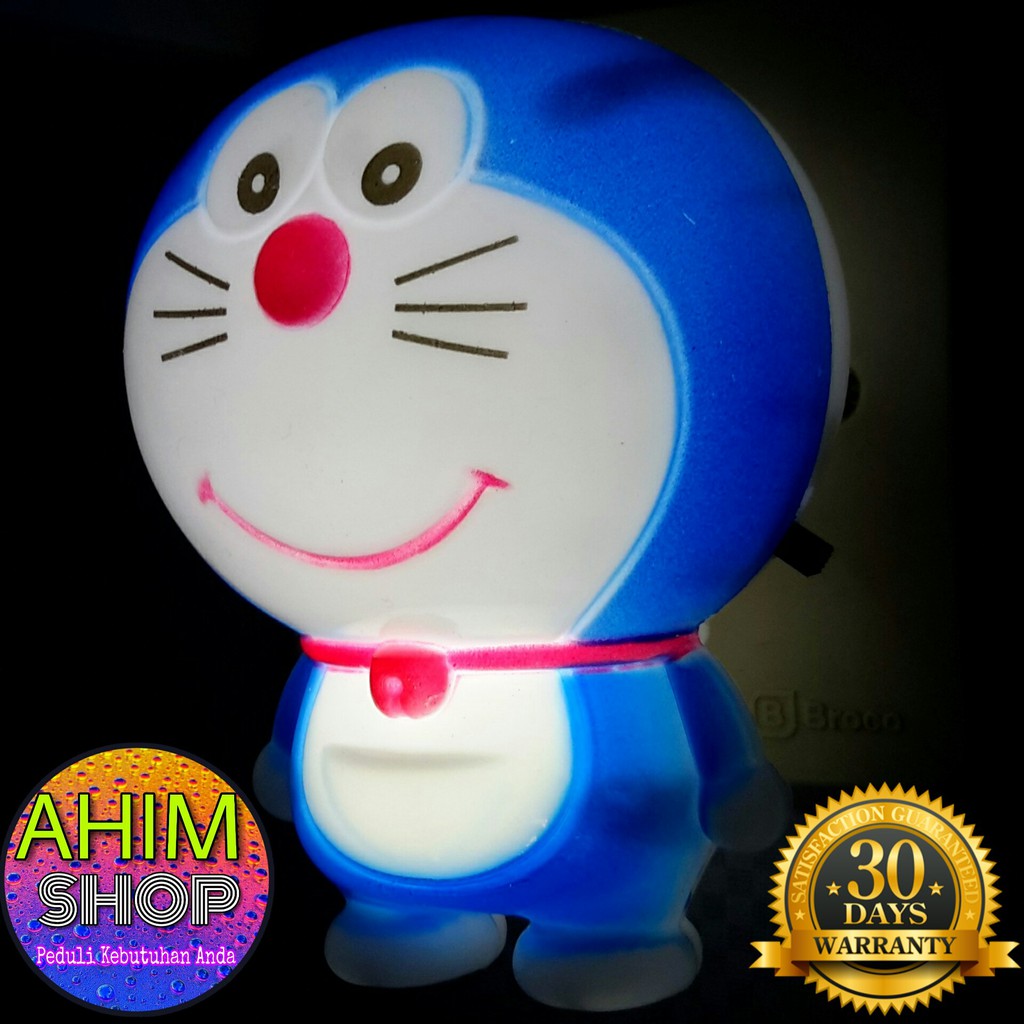 Doraemon Lampu Tidur Led Unik Karakter Hemat Energi Saving Night