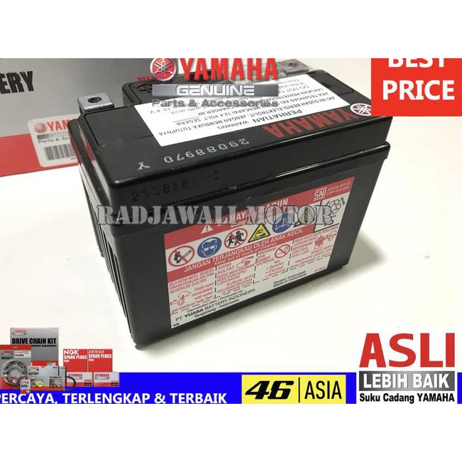 - BWW AKI MOTOR YTZ5S VIXION, BYSON, JUPITER MX, MIO J ASLI ORIGINAL YAMAHA ✫