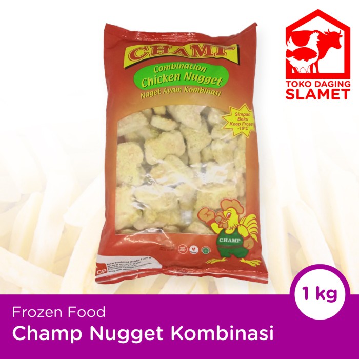 

Champ Nugget Naget Ayam Kombinasi 1kg