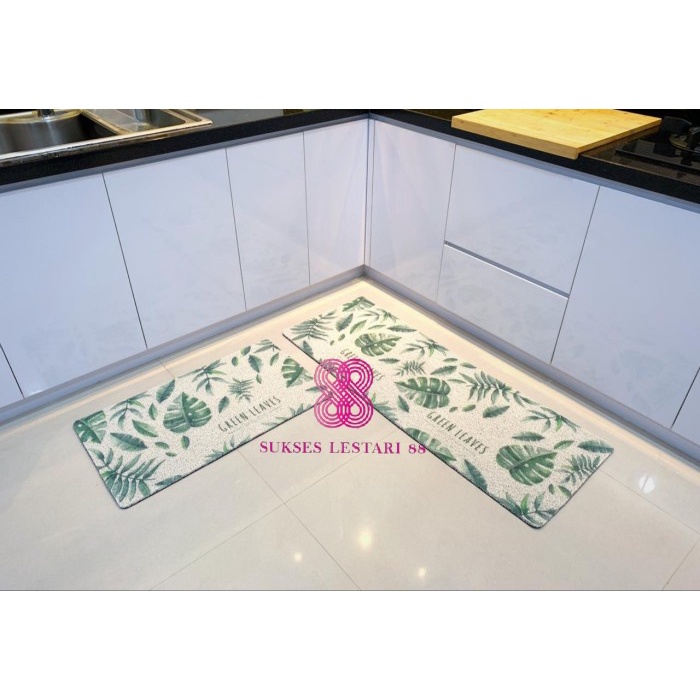 Door Mat Trendy SET / Keset Rumah Kaki Dapur Pintu Kamar Anti Selip