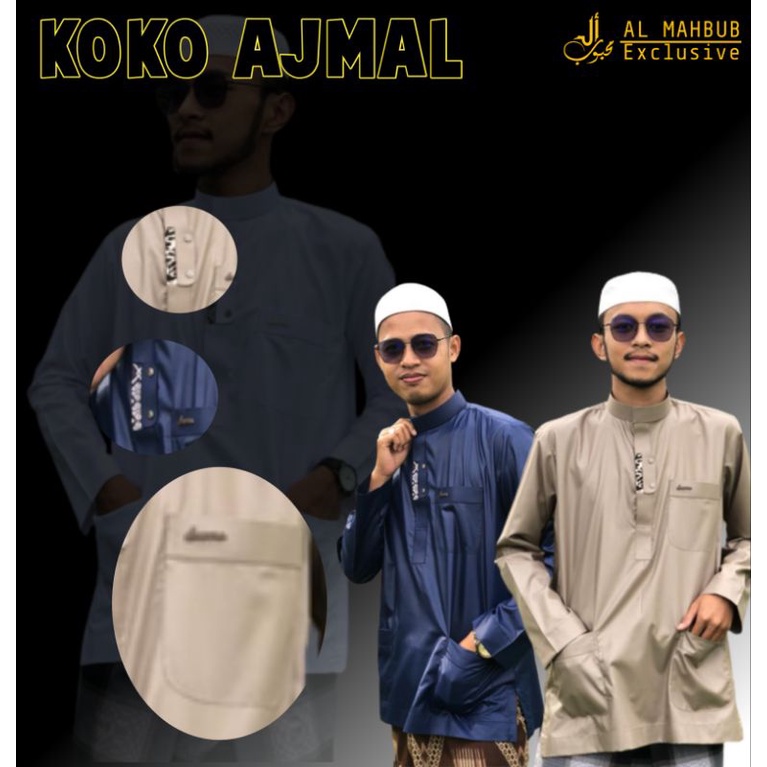 Baju muslim/Koko muslim pria Ajmal