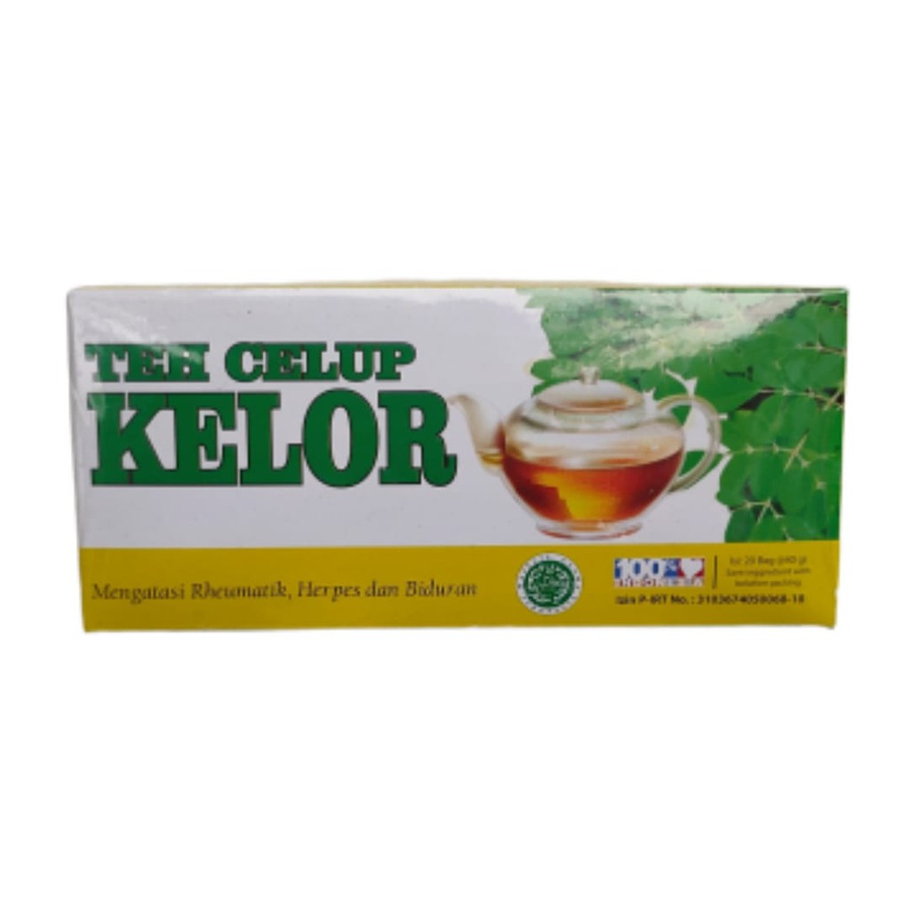 

Teh Celup Daun Kelor - Teh Booster Asi - obat herbal rematik - epilepsi- isi 20