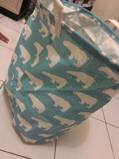 Box Keranjang Pakaian Baju Kotor Laundry Organizer Serbaguna Multifungsi Tempat Pakaian, Mainan